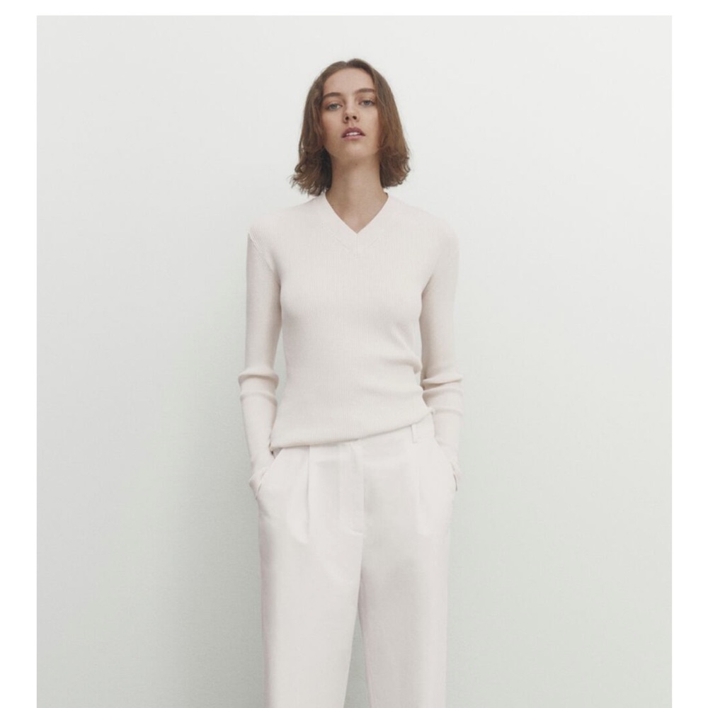 NWT Massimo Dutti cotton and silk top